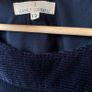 Seasalt Cornwall Safflower Navy Corduroy Pinafore Dress UK 12 Image 4