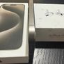iphone 15 pro max natural titanium 256gb  mint condition and genuine apple airpods Image 4