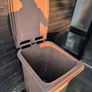 Brown wheelie bin Image 2