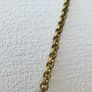 1930s Art Deco Vintage Victorian Art Nouveau Brass Necklace Image 8