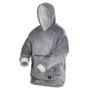 Heated Hoodie Grey Oversized Image 2