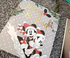 Box Of New as New Disney Christmas Ornaments and Gifts