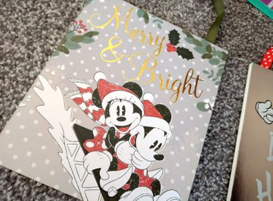 Box Of New as New Disney Christmas Ornaments and Gifts