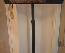 Sunred Dark Free Standing 2500 Outdoor Electric Heater