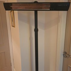 Sunred Dark Free Standing 2500 Outdoor Electric Heater