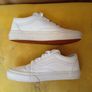 Vans White Leather Trainers Image 3