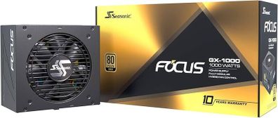 Seasonic FOCUS GX-1000, 1000W 80+ Gold, Full-Modular