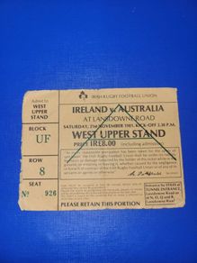 rugby ticket