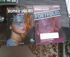 romeo & juliet book and portfolio