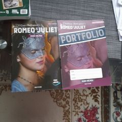 romeo & juliet book and portfolio