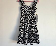 6-7years, With Tags Zebra-Print Summer Dress