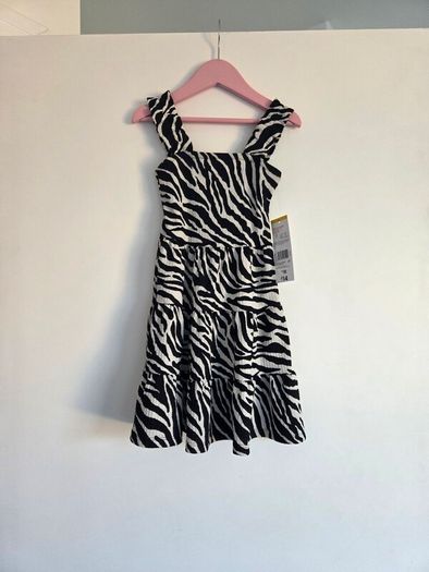 6-7years, With Tags Zebra-Print Summer Dress