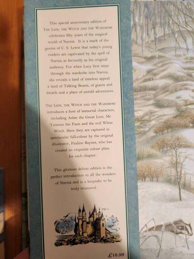 The Chronicals Of Narnia Compilation.  2 Books In Presentation Folder. Large Volume Hardback In Very Good Condition.