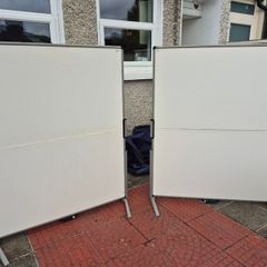 2 Foam PVC Portable Display Boards and Carry Bags - Lightweight & Pinnable