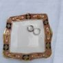 China pin dish, trinket dish, square dish Image 5