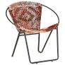 Circle Chair Multicolours Chindi Fabric Image 5