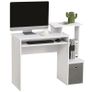 Computer Desk with Sliding Keyboard Tray Storage Drawer Shelf Home Office Workstation (FREE POSTAGE) Image 5