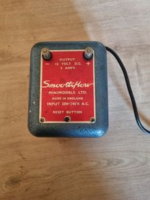 SMOOTHFLOW Transformer -Rectifier Light Railway Power Supply 12V DC Scalextric