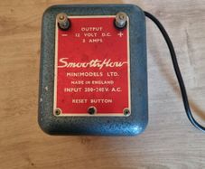 SMOOTHFLOW Transformer -Rectifier Light Railway Power Supply 12V DC Scalextric