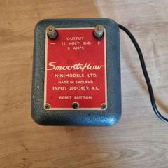 SMOOTHFLOW Transformer -Rectifier Light Railway Power Supply 12V DC Scalextric