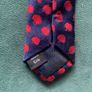 Silk Tie Apple Motif Image 4