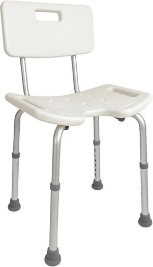Bath Chair with Backrest for Shower Safety