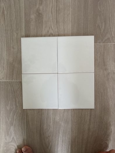 White tiles
