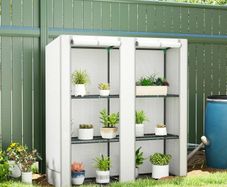 Three-Tier Mini Greenhouse - White