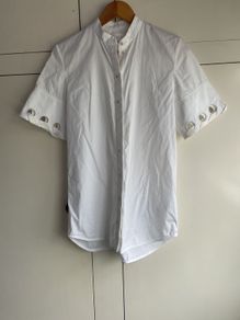 Victoria Beckham white blouse Size 10