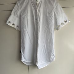 Victoria Beckham white blouse Size 10