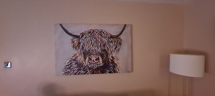 Wrapped canvas painting