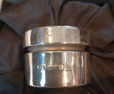 silver pill box