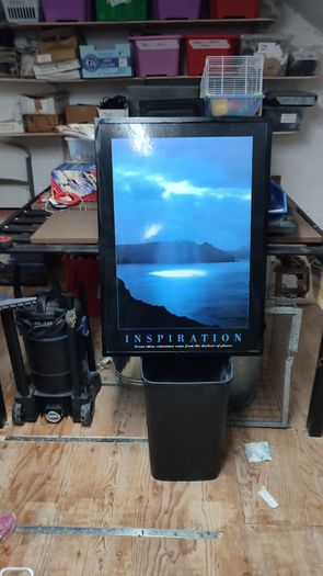Inspiration Poster Framed Great ideas sometimes come from the darkest of places