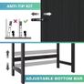Bathroom Storage Shelf with Cabinet Image 5