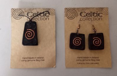 Turf Earrings And Pendant