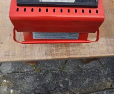 Gas heater for camping
