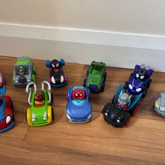 Spidey shooting vehicles