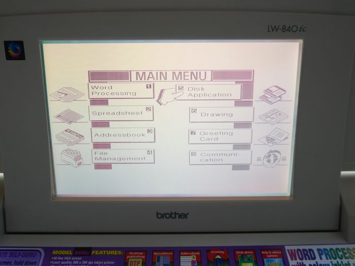 Brother Lw-840 Ic Word Processor With Disc Drive