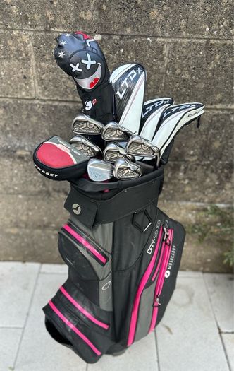 Full set of ladies golf clubs