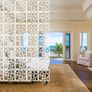 12Pc/set White Room Divider Screens, Wood-Plastic Hanging Screen Panel,Folding Privacy Room Divider Panels,DIY Home Partition Decor 29x29cm (MULTIPLE DESIGNS) Image 4