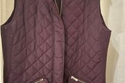 Burgundy Sleeveless Jacket
