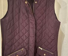 Burgundy Sleeveless Jacket
