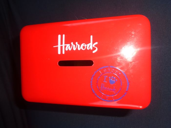 "Harrods" London Bus Metal Money Box for Sale
