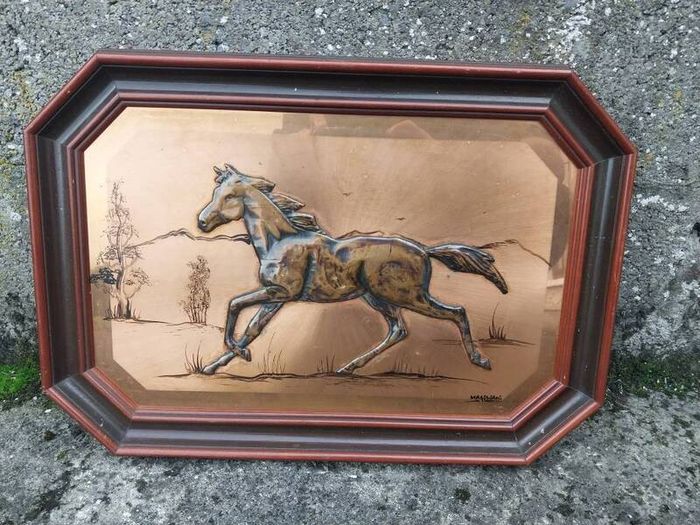 Copper Horse Wall hanging 3D