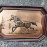 Copper Horse Wall hanging 3D Image 2