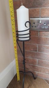 Wrought Iron candle holder REDUCED
