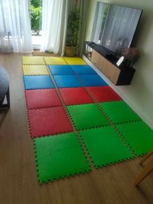 foam playmat colourful