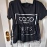 Black T Shirt with Frill size XS-S Image 2