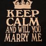Will you Marry me tshirt Image 3