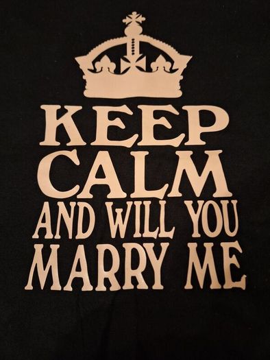 Will you Marry me tshirt